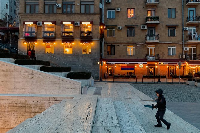 Budget walking tour in Yerevan (Yerevan city tour) - ARARAT museum views, Vernissage browsing, and market energy