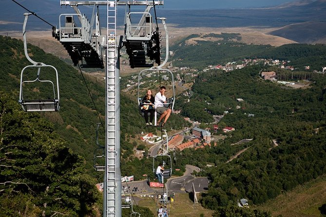 Conquering Armenia - Tsaghkadzor ropeway: mountain-town energy and big views