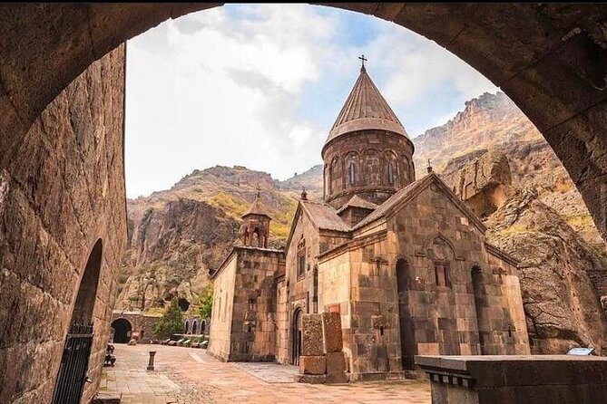 Garni, Geghard, Charent's Arch, Symphony of Stones & LavashBaking - Stop 3: Charents Arch and its Mount Ararat viewpoint
