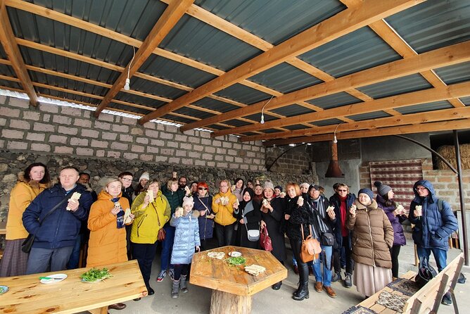 Group Tour: Khor Virap, Garni temple, Geghard, Lavash baking - Abelyan’s House lavash baking: watching the process, then eating it