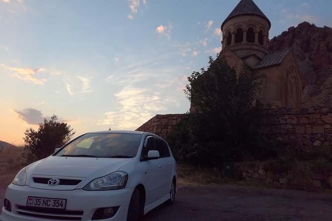 Jermuk(waterfall),Noravank,Wine degustation,Khor Virap - How the 7 to 8 hour private day works from Yerevan