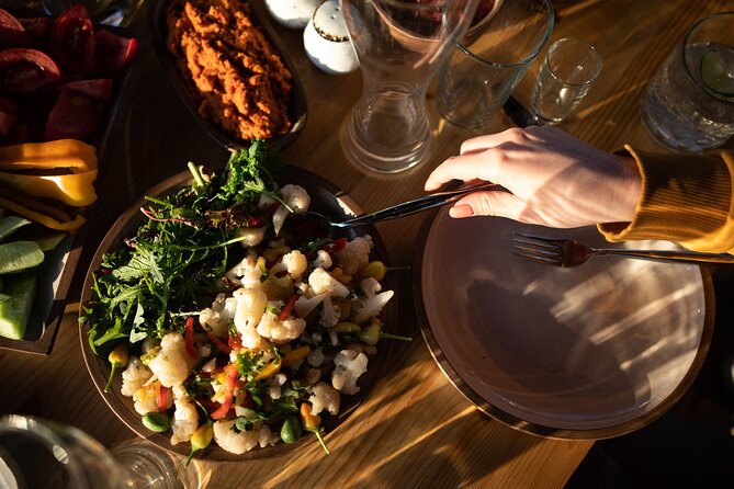 Mountaintop Eats - Dining at 1,823m: appetizers, a chef-made cocktail, and three courses
