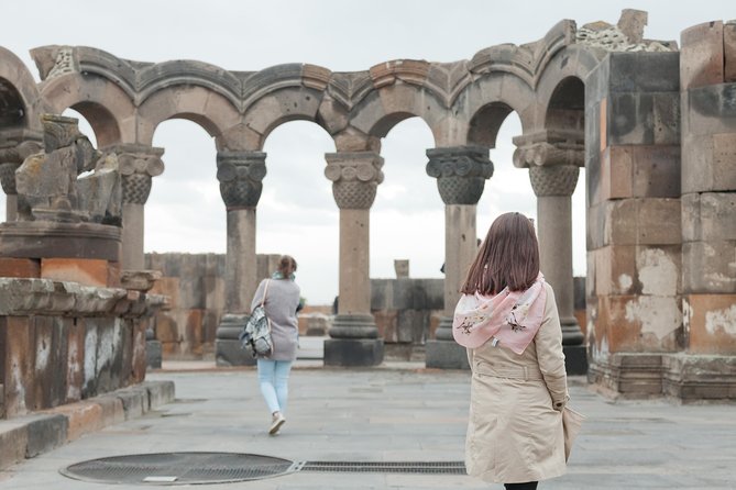 Private 8-9-hour Echmiadzin, Zvartnots, Garni and Geghard trip from Yerevan - Etchmiadzin Monastery: the first Christian church and an outside-only moment