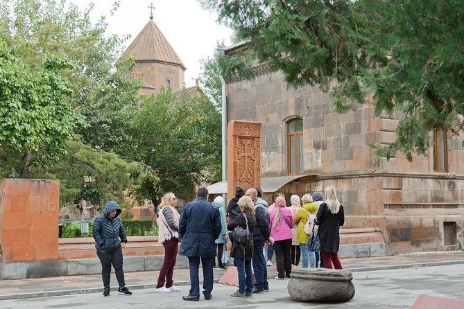 Private 8-9-hour Echmiadzin, Zvartnots, Garni and Geghard trip from Yerevan - Geghard Monastery: churches carved into rock and khachkars everywhere