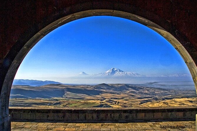 Private Day Trip to Symphony of Stones-Garni-Geghard & Lake Sevan - Charents Arch and the Mount Ararat photo that starts the day