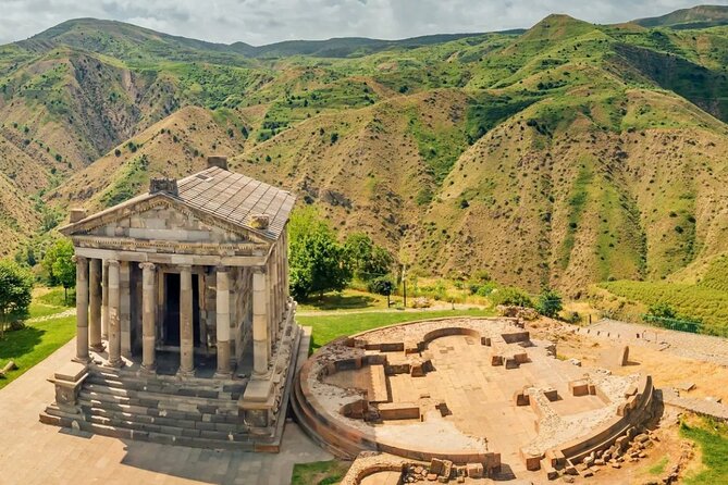 Private tour to Garni temple, Geghard Monastery, Symphony of Stones - Stop 1: Garni Temple, From Trdat III to a Sun-God Setting