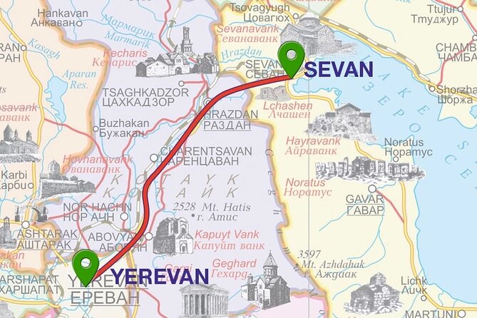 Transfer from Yerevan to Lake Sevan or vice versa - New AC Cars and Seat-by-Seat Insurance (The Comfort Stuff You Notice)